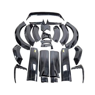 Комплект обвеса для Audi Q7 из стеклопластика, черный, 