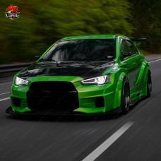 Обвесы V-стиля для Mitsubishi Lancer X, Черный, Высокое Качество