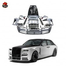 Комплект Кузова Rolls-royce Ghost из Углеродного Волокна в Черном Цвете