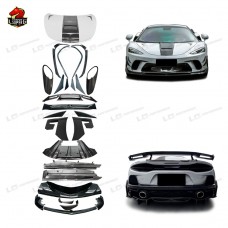 Обвес Pro Style для Mclaren Gt: Бампер, Капот, Спойлер. Черный.
