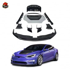 Комплект Кузова из Углеродного Волокна V-стиля для Tesla Model S - Эксклюзивный Стильный Обвес Tesla Model S из Карбона