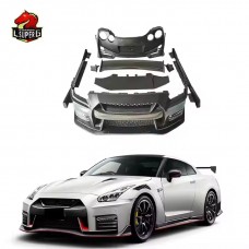 Комплект Обвеса в Стиле Nism для Nissan Gt-r Gtr35, Черный Пластиковый Карбон, Рестайлинг 2008-2016.