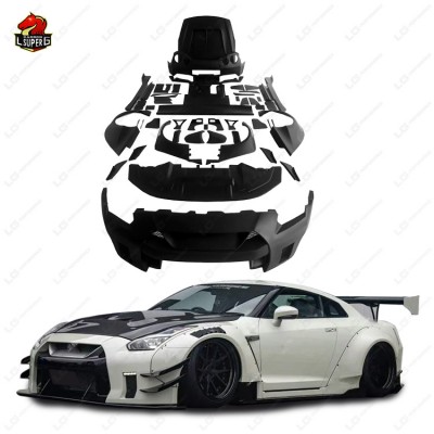 Комплект обвеса LB Wide Style для Nissan GT-R из углеро