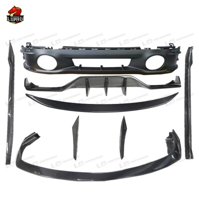 Комплект углеродных аксессуаров для Porsche 911: задний