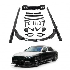 Карбоновый Обвес Msy Style для Mercedes Benz S-класса W223 - Черный Карбон.