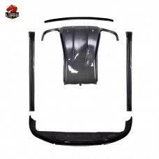 Обвес из Углеродного Волокна V-стиля для Porsche 911, Черный Роскошный Комплект.