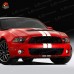 Обвес для Ford Mustang GT500, Черный, Комплект из перед