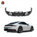 Диффузор из углеродного волокна для Porsche 911 992. В 