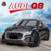 Бампер Audi Q8 из углеродного волокна, черный обновленн