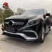 Бампер для Mercedes-Benz M-klasse в черном цвете