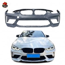 Передний Бампер Bmw 3 Серии F30 F35, Черный Полипропилен, Новый Состав - Идеальное Решение для Вашего Автомобиля!