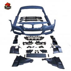 Комплект Обвеса Bmw 3 Серии F30 F35 в Стиле Mt, Черный Глянец, Спортивный Бампер M