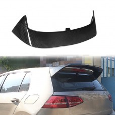 Спойлер на Крышу Cj Style для Volkswagen Golf Mk7 Mk Vii 2014-on, Углеродное Волокно, Черный