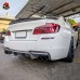 Диффузор заднего бампера BMW 5 серии F10 в стиле V, угл
