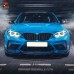 Обвес в стиле M2 для BMW 2 серии: синий комплект из ПП.