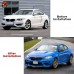 Обвес в стиле M2 для BMW 2 серии: синий комплект из ПП.