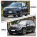 Обвес в стиле MT для BMW X7 G07 LCI, пластик, черный.
