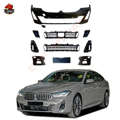 Спортивный обвес переднего бампера BMW 6 серии G32 LCI 