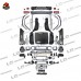 Кузов G63 для Mercedes-Benz G-класса W464, полный компл
