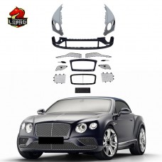 Комплект Кузова Bentley Continental Gt из Углеродного Волокна Новый Винтаж Со Стильным Черным Бампером