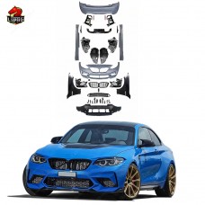 Обвес M2c Wide для Bmw 2 Серии: Стиль, Качество, Черный Пластик.