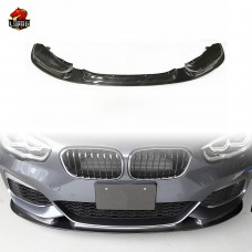 Передняя Губа 3d Style для Bmw 1 Серии из Углеродного Волокна - Черный.