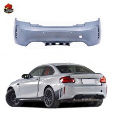 Бампер для Bmw 2 Серии F22 F23 M2, Стиль M2, Черный Пластик