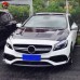Капот из карбона для Mercedes-Benz A-klasse, черный пла