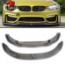 Передняя губа из углеродного волокна для BMW M3 M4 F80 