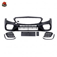 Комплект Переднего Бампера в Стиле C65 для Mercedes-benz C-класса: Черный Пластик с Идеальной Установкой и Качеством