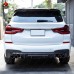 Диффузор R-стиля для BMW X3 G01. Черный карбон. Цена от