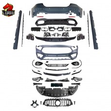 Бамперы для Mercedes-benz A-klasse, Черного Цвета. Полный Обвес Класса A45, A250, A200, A180.