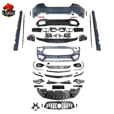 Бамперы для Mercedes-Benz A-klasse, черного цвета. Полн