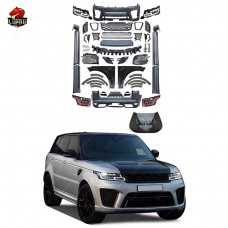 Обвес Svr Style для Range Rover Sport: Обновление в Стиле. Land Rover Range, Черный, Качественный Материал. Обвес Svr Style для Range Rover Sport: Обновление в Стиле. Land Rover Range, Черный, Качественный Материал.