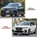 Комплект бамперов для BMW X7 в стиле MT, черного цвета,