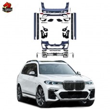 Комплект Бамперов для Bmw X7 в Стиле Mt, Черного Цвета, из Пластика.