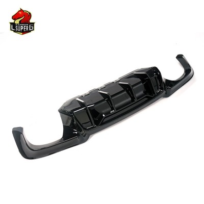 Диффузор R-стиля в карбоновом стиле для BMW 5 серии - с