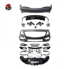 Обвес Cla45 для Mercedes-benz Cla-klasse, Черный Пластик.