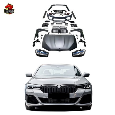 Бодикит MT Style для BMW 5 серии Черный Пластик