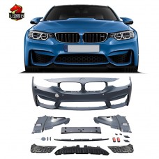 Обвес в Стиле M3 для Bmw 3 Серии: Бампер, Крыло, Задний Бампер, Боковые Юбки. Черный Пластик.