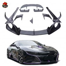 Карбоновый Комплект Mp Style для Bmw I8: Задний Диффузор, Передняя Губа, Спойлер, Боковые Юбки, Вентиляционные Отверстия.