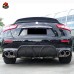 Диффузор заднего бампера Maserati Ghibli в углеродном в