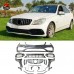 Бампер для Mercedes-Benz C-klasse, CLA-klasse. Черный п