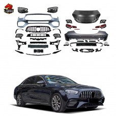Body Kit Mercedes-benz E-klasse E63 Amg Black Plastic Upgrade
