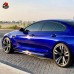 Боковые юбки углеродного волокна для BMW M6, черного цв