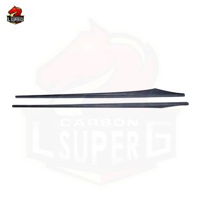 Боковые юбки углеродного волокна для BMW M6, черного цв