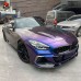 Передний бампер BMW Z4 из углеродного волокна, черный.