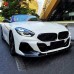 Передний бампер BMW Z4 из углеродного волокна, черный.