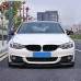 Передняя накладка MP для BMW 4 серии F32. Черный углеро