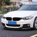 Передняя накладка MP для BMW 4 серии F32. Черный углеро